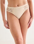 Lyric Chloe Lace Hi Cut Brief, Nude, 14-26 product photo