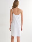 Lyric Cotton Slip Mid Length, White product photo View 02 S
