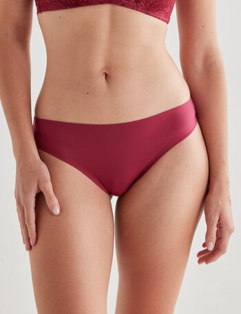 Lyric Zoe Lace Bikini Brief, Ruby, 8-18 product photo