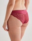 Lyric Zoe Lace Bikini Brief, Ruby, 8-18 product photo View 02 S