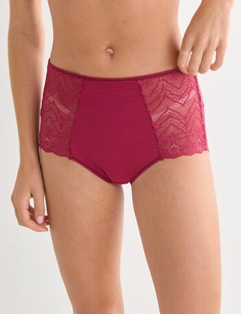 Lyric Lola Lace Full Brief, Ruby product photo