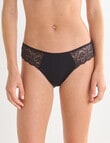 Lyric Lola Lace Bikini Brief, Black product photo