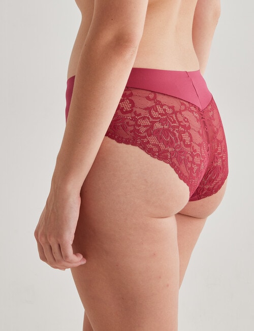 Lyric Zoe Lace Boyleg Brief, Ruby, 8-18 product photo View 02 L