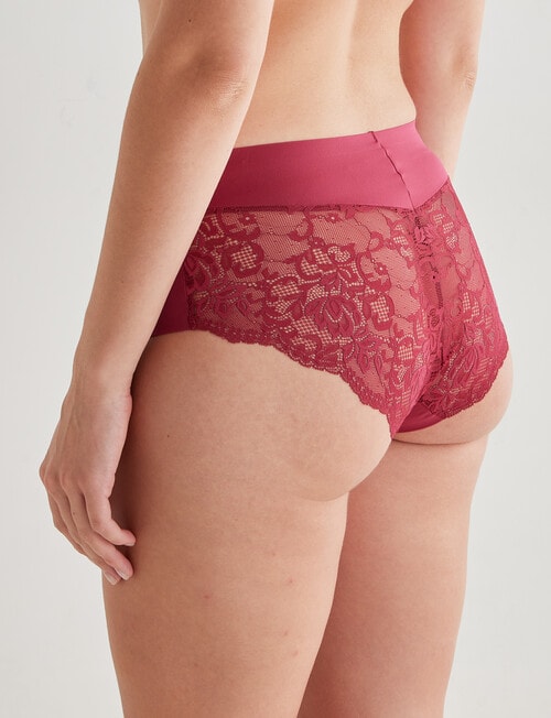 Lyric Zoe Lace Full Brief, Ruby, 8-18 product photo View 02 L