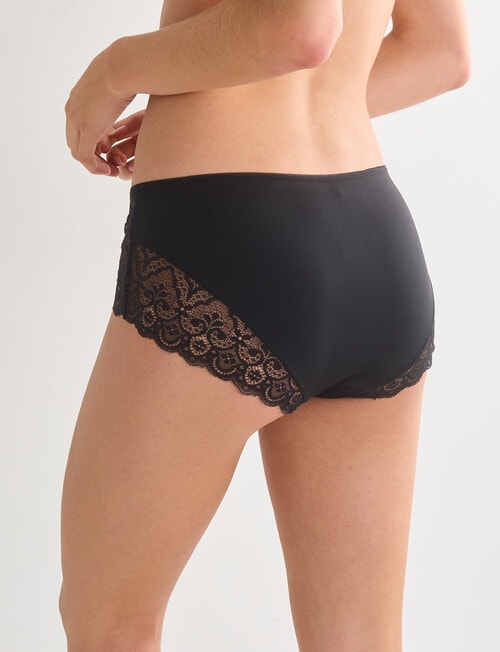 Lyric Lola Lace Boyleg Brief, Black product photo View 02 L