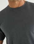 Chisel Ultimate Crew Stripes Tee, Navy product photo View 04 S
