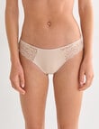 Lyric Lola Lace Bikini Brief, Nude product photo