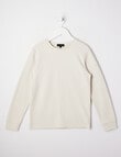 No Issue Long Sleeve Waffle Tee, Putty product photo