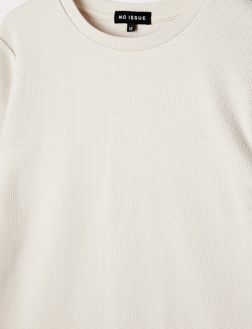 No Issue Long Sleeve Waffle Tee, Putty product photo View 02 L