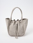 Whistle Accessories Drawstring Shopper Bag, Grey product photo View 02 S