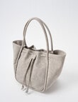 Whistle Accessories Drawstring Shopper Bag, Grey product photo View 03 S