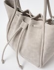Whistle Accessories Drawstring Shopper Bag, Grey product photo View 05 S