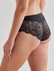 Lyric Zoe Lace Boyleg Brief, Black, 8-18 product photo View 02 S