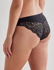 Lyric Zoe Lace Bikini Brief, Black, 8-18 product photo View 02 S