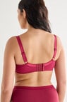 Lyric Chloe Lace Bra, Ruby, C-E product photo View 02 S