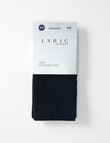 Lyric Cotton Rich Tight, 1-Pack, Navy product photo View 02 S