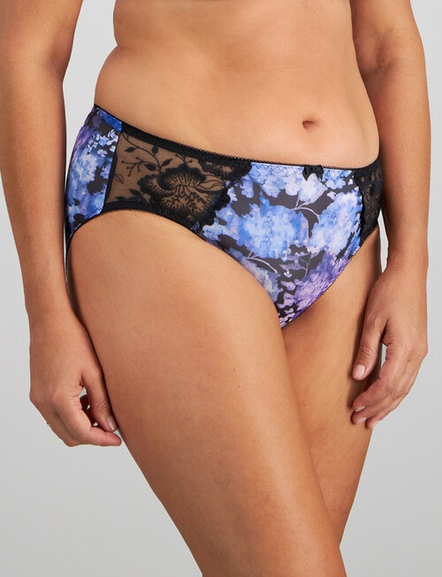 Fayreform Wild Violet Full Brief, Hydrangea, S-XL product photo View 03 L