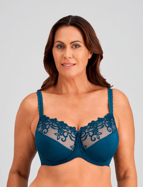 Fayreform Coral Underwire Bra, Reflect Pond, C-G product photo View 03 L