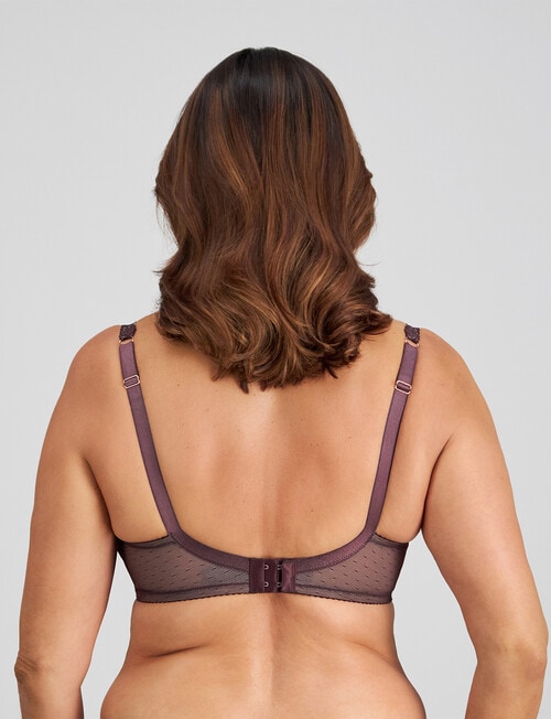 Fayreform Vivacious Underwire Bra, Plum, D-G product photo View 02 L