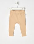Teeny Weeny Rib Essentials Pants, Oat Milk product photo