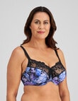Fayreform Wild Violet Underwire Bra, Hydrangea, D-G product photo View 02 S