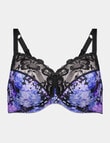 Fayreform Wild Violet Underwire Bra, Hydrangea, D-G product photo View 04 S