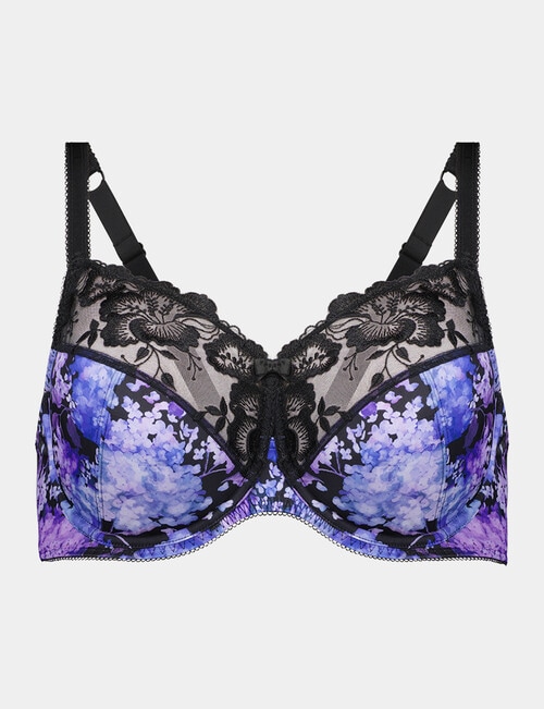 Fayreform Wild Violet Underwire Bra, Hydrangea, D-G product photo View 04 L