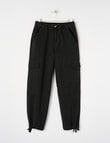 No Issue Baggy Cargo Pant, Black product photo
