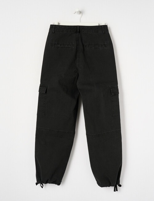 No Issue Baggy Cargo Pant, Black product photo View 02 L