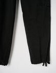 No Issue Baggy Cargo Pant, Black product photo View 03 S