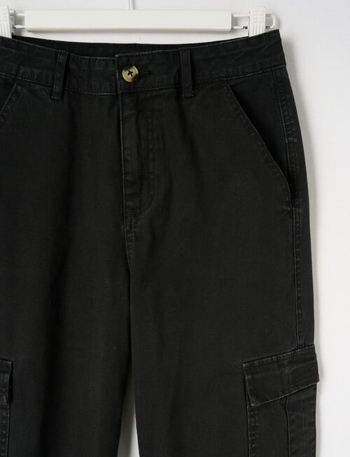 No Issue Baggy Cargo Pant, Black product photo View 04 L