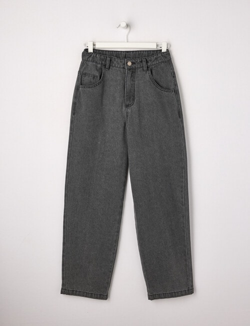 No Issue Baggy Denim Jean, Black product photo