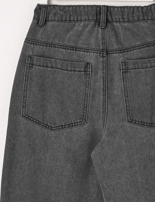 No Issue Baggy Denim Jean, Black product photo View 02 L