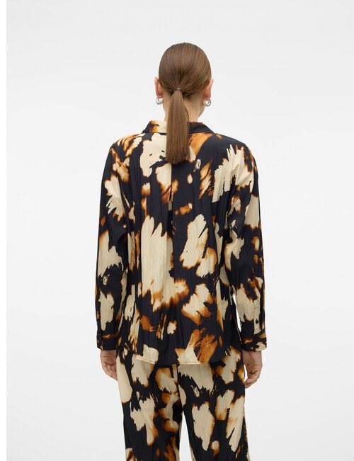 Vero Moda Liza Long Sleeve Shirt, Snow White product photo View 02 L