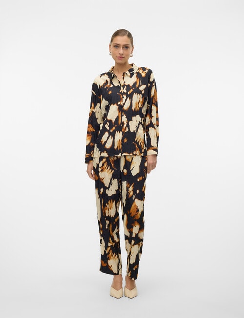 Vero Moda Liza Long Sleeve Shirt, Snow White product photo View 05 L