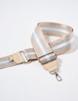 Whistle Accessories Mix It Up Bag Strap, Neutral Stripe product photo
