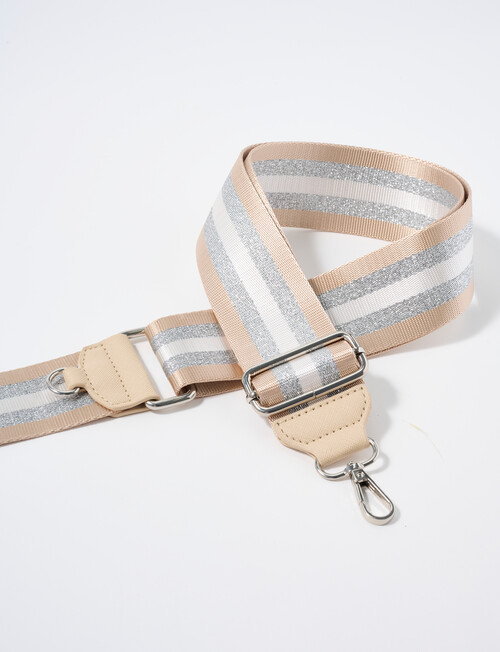 Whistle Accessories Mix It Up Bag Strap, Neutral Stripe product photo