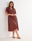 Whistle Ditsy Tea Dress, Red product photo View 12 S