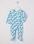 Teeny Weeny Sleep Car Stretch Cotton Sleepsuit, Vanilla product photo View 04 S