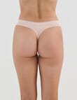 Bendon Seamless Soft Thong, Latte, XS-2XL product photo View 02 S