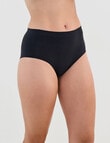 Bendon Seamless Soft Full Brief, Black, S-2XL product photo View 03 S