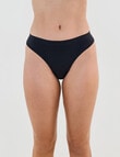 Bendon Seamless Soft Thong, Black, XS-2XL product photo