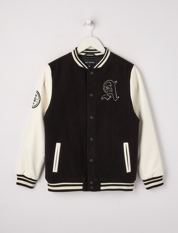 No Issue Varsity Jacket, Black product photo