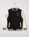 No Issue Varsity Jacket, Black product photo
