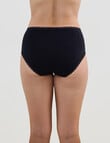 Bendon Stretch Cotton Full Brief, Black, S-2XL product photo View 02 S