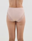Bendon Cotton And Lace Full Brief, Latte, S-2XL product photo View 02 S