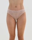 Bendon Lacey Bikini Brief, Latte, XS-2XL product photo