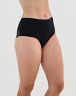 Bendon Cotton And Lace Full Brief, Black, S-2XL product photo View 03 S