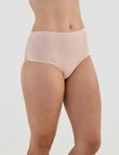 Bendon Cotton And Lace Full Brief, Latte, S-2XL product photo View 03 S