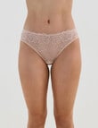 Bendon Lacey Bikini Brief, Latte, XS-2XL product photo